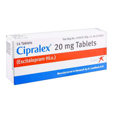 Picture of Cipralex 20mg Tab 1x14s